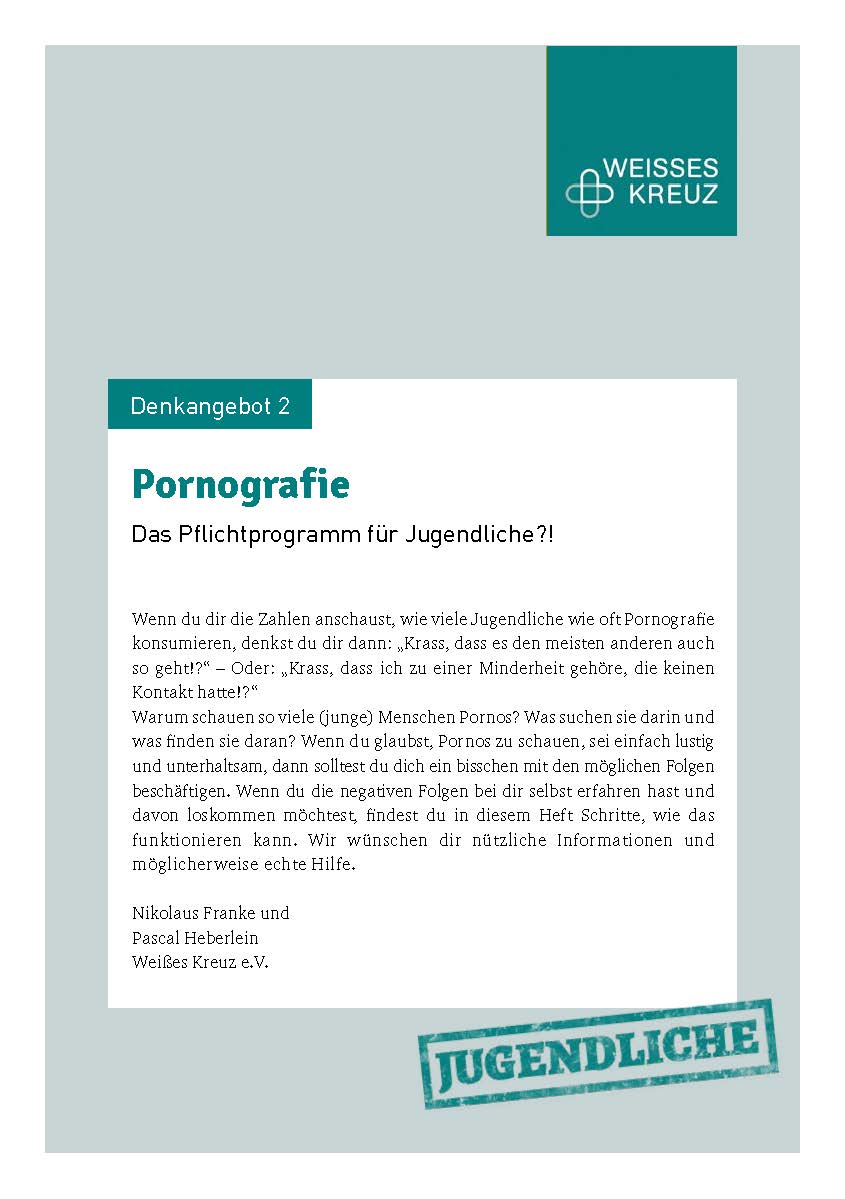 Denkangebot Nr. 2 - Pornografie Jugend